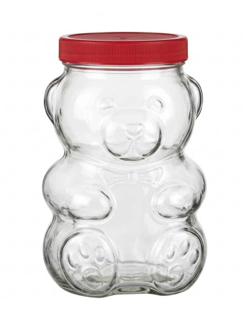 Vintage Kraft Peanut Butter Bear Glass Jar